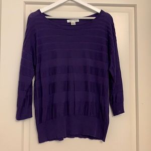 August Silk purple lightweight sweater